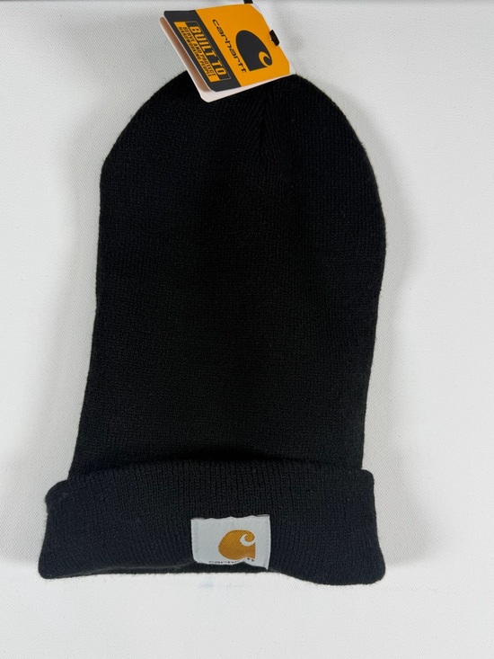 Carhartt A18NVY Men's Knit Cuffed Beanie, Black, One Size - Picture 6 of 9